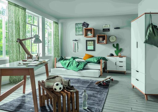 Impressionen zu Infanscolor Einzelbett mit hinterer Absturzsicherung Mala, Bild 1