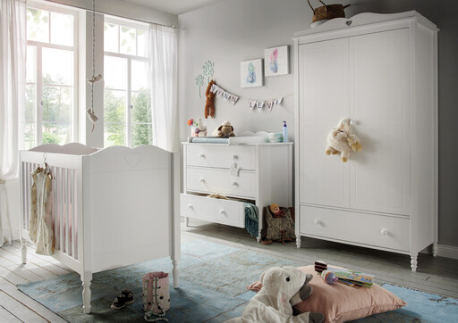 Impressionen zu INFANSKIDS Kleiderschrank Emma 2-türig, Bild 1