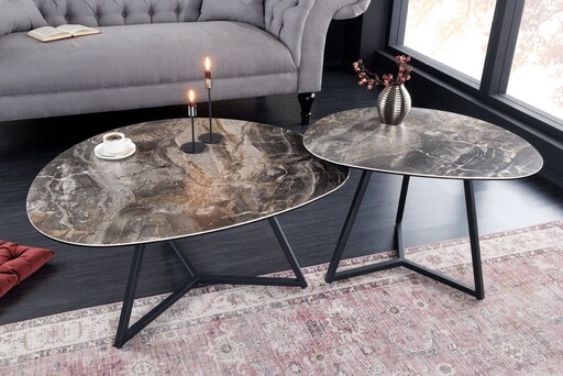 Impressionen zu Invicta Interior MARVELOUS Couchtisch Keramik & Hartglas | Invicta Interior, Bild 1