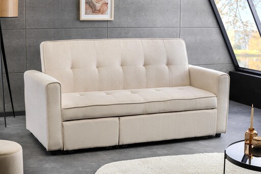 Impressionen zu Invicta Interior Schlafsofa Smart 180 cm 2-Sitzer Cord, Bild 1