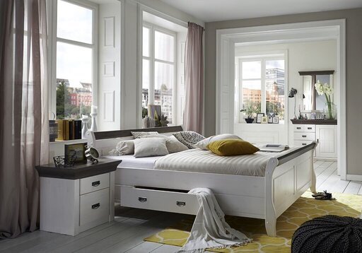 Impressionen zu Jumek Doppelbett Eva nordische Kiefer massiv, Bild 2