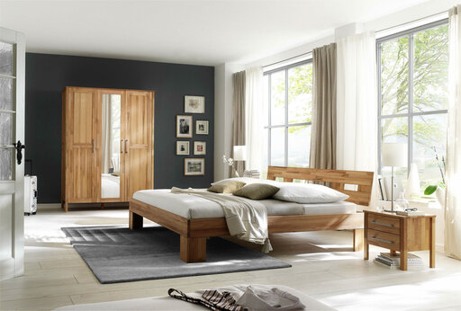Impressionen zu Lars Olesen Kleiderschrank Modern Zen mit Spiegeltür | Massivholz von Lars Olesen, Bild 1