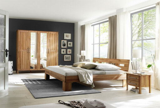Impressionen zu Lars Olesen Kleiderschrank Modern Zen mit Spiegeltür | Massivholz von Lars Olesen, Bild 2