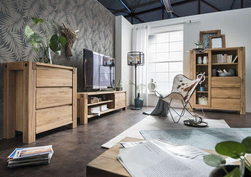 Impressionen zu TPT Highboard I Woodstock aus Eiche, Bild 1