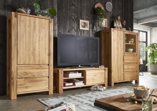 Impressionen zu TPT Highboard I Woodstock aus Eiche, Bild 2