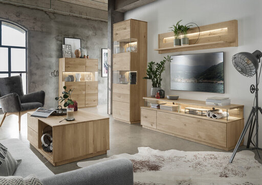 Impressionen zu TPT Couchtisch II St. Gallen aus Wildeiche, Bild 1