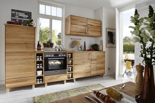 Impressionen zu TPT Herdumbau-Unterschrank mit Schublade für Massivholz-Küche, Bild 1