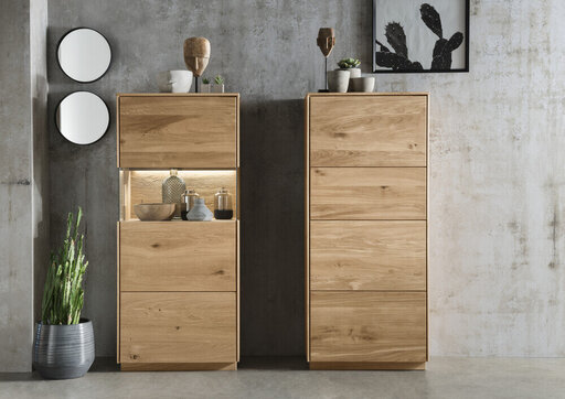 Impressionen zu TPT Highboard St. Gallen aus Wildeiche, Bild 1