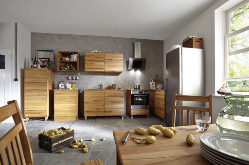 Impressionen zu TPT Hängeschrank mit 2 Holztüren, Bild 3