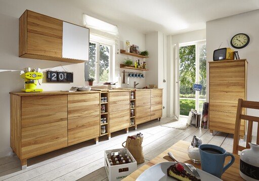Impressionen zu TPT Kühlschrank-Umbau-Hochschrank 60 cm (KS 104 cm), große Schublade, Bild 1