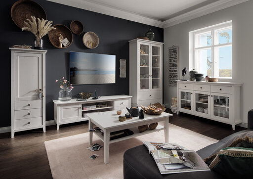 Impressionen zu Wohnglücklich Sideboard II Solvita aus massiver Kiefer, Bild 1