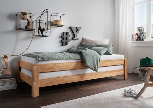 Impressionen zu Wohnglücklich Stapelbett Denver aus Massivholz, Bild 7