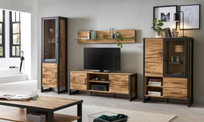 Wohnzimmer Möbel Alteiche Janne