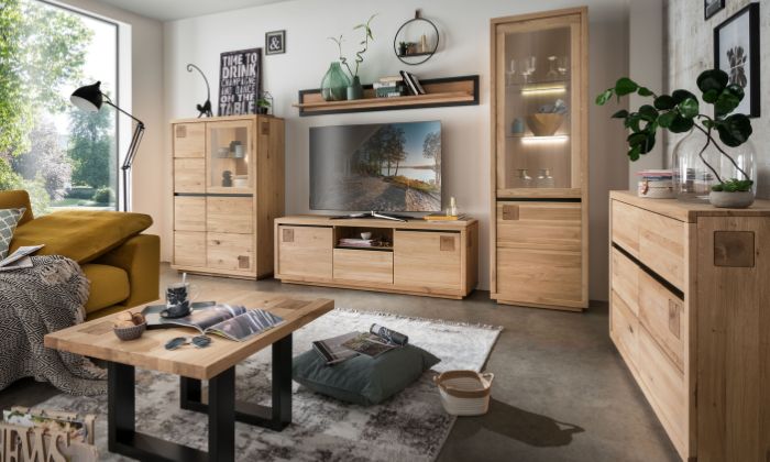 Massivholz Wohnzimmer Möbel Skarby