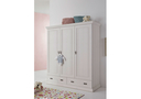 Babyzimmer Odette Kiefer massiv Kleiderschrank 3-türig 170x188x60cm