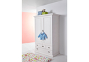 Babyzimmer Odette Kiefer massiv Wäscheschrank 2-türig 121x87x60cm
