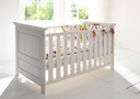 Babyzimmer Odette Kiefer massiv Babybett, Liegefläche 140x70 cm