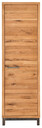 Garderobenschrank Brest aus Massivholz 60 x 200 x 38 cm, Wildeiche