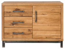 Kommode groß Brest aus Massivholz 107 x 77 x 55 cm, Wildeiche