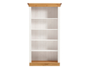 Bücherregal Bergen Landhausstil 108x202x37,6 cm, weiß, gelaugt/geölt