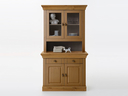 Buffet Landhausstil Bergen klein 107,5 x 196,5 x 44,9 cm, komplett gelaugt geölt