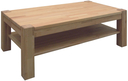Elfo Couchtisch Kernbuche Massivholz 65 x 105 x H 46 cm, Kernbuche geölt