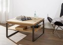 Couchtisch Byrum Massive Akazie 80 x 45 x 80 cm