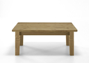 Couchtisch Landhausstil Bergen Massivholz 120x78x46cm, komplett gelaugt/geölt