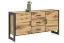 Alteiche Janne Sideboard 2 Holztüren, 3 Schubkästen