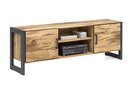 Alteiche Janne TV-Kommode 2 Holztüren, 2 offene Fächer