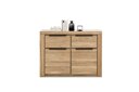 Eiche Greta Kommode 5 Schubkästen, ca. B 60 x H 141 x T 40 cm