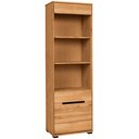 Eiche Lola Wohnzimmer Standregal 1 Holztür, 2 Einlegeböden, 147cm hoch