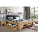 Futonbett Futonliege Neo Bett Eiche Massiv 140 x 200 cm