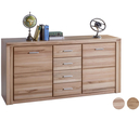 Elfo Sideboard TABEA teilmassiv 155 x 82 x 40 cm, Kernbuche