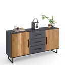 Stella Sideboard aus Eiche Eiche teilmassiv, geölt
