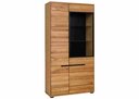 Eiche Lola Wohnzimmer Vitrine 2 102 x 197 x 41 cm