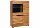 Eiche Lola Wohnzimmer Vitrine 3 102 x 147 x 41 cm