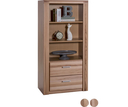 Elfo Vitrine TABEA mit 2 Schubladen 66 x 140 x 40 cm, Kernbuche