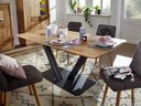 Esstisch Hulsig Massive Wildeiche 180 x 75 x 90 cm