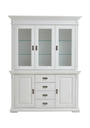 Landhaus Esszimmer Tallin Buffet mit 3 Glastüren, 154,2x47x199,8 cm