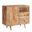 Sideboard LYN mit Recyceltem Altholz B90 x H80 x T40 cm, Lyn
