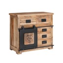 Sideboard Mark aus Mangoholz B90 x H80 x T45 cm, Mangoholz