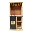 Vitrine Mark aus Mangoholz B100 x H175 x T45 cm, Mangoholz