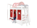 Zubehör für Feuerwehr Etagenbett Moby für Kinder Spielhöhle, rot/weiß