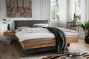 Bett Oppdal I aus Wildeiche 140 x 200 cm
