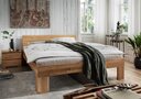 Bett Oppdal III aus Wildeiche 140 x 200 cm