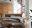 Bett Forsholm IV aus Wildeiche 140 x 200 cm