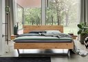Bett Lillsele III aus Wildeiche 140 x 200 cm