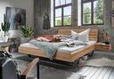 Bett Norrby II aus Kernbuche 140 x 200 cm