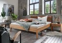 Bett Norrby III aus Kernbuche 140 x  200 cm